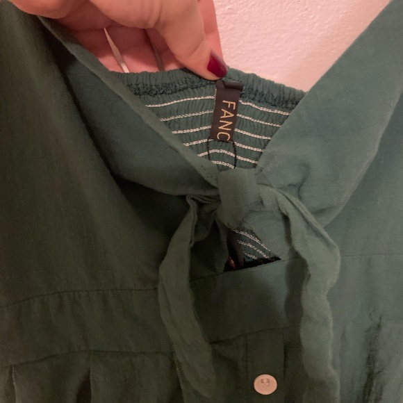 Green cutout sundress, size XL - Picture 4 of 6